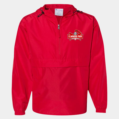 Hooded Packable Quarter-Zip Jacket Thumbnail